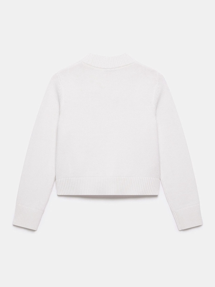 Mint Velvet White Military Knit Jacket - Image 7 of 7 Mint Velvet White Military Knit Jacket - Image 7 of 7