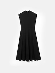 Mint Velvet Black Jersey High Neck Maxi Dress - Image 7 of 9