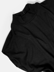 Mint Velvet Black Jersey High Neck Maxi Dress - Image 9 of 9