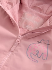 Pale Pink Waterproof Printed Puddlesuit (3mths-7yrs) - Image 7 of 9