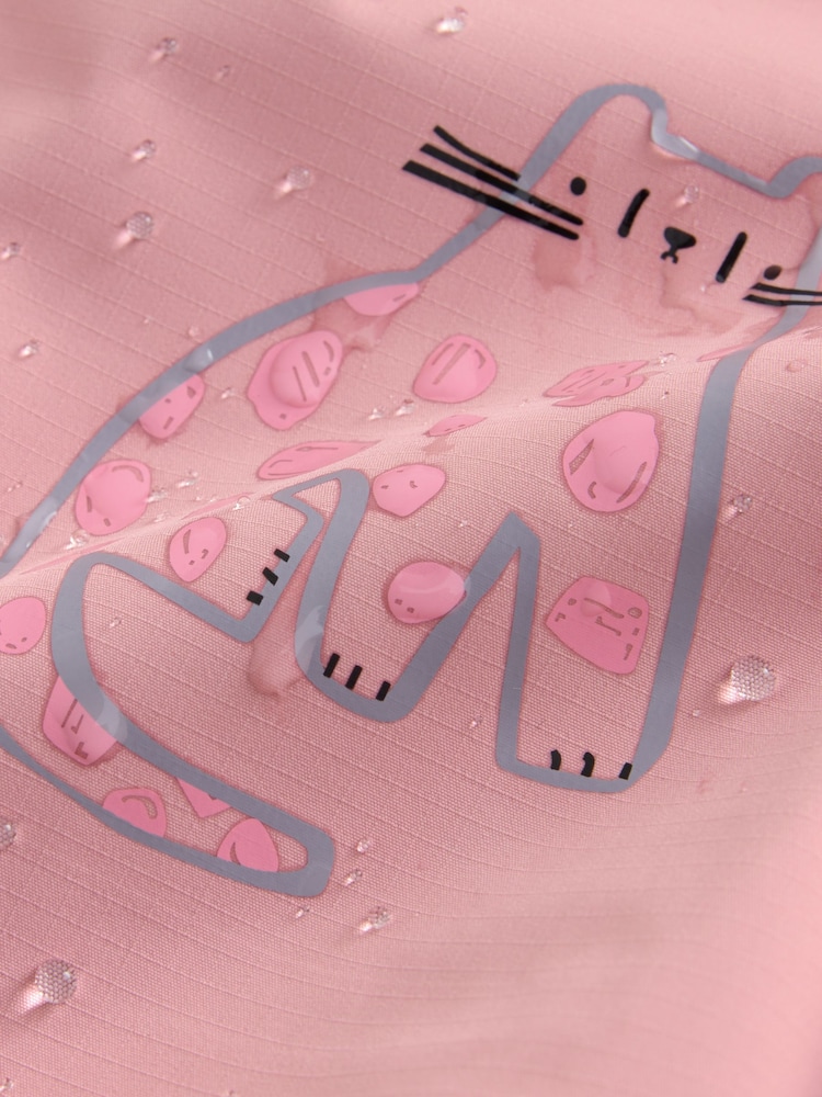 Pale Pink Waterproof Printed Puddlesuit (3mths-7yrs) - Image 9 of 9 Pale Pink Waterproof Printed Puddlesuit (3mths-7yrs) - Image 9 of 9