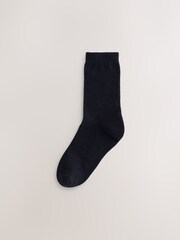 Black Thermal Fleece Socks 2 Pack - Image 3 of 5