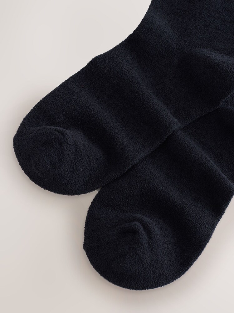 Black Thermal Fleece Socks 2 Pack - Image 5 of 5