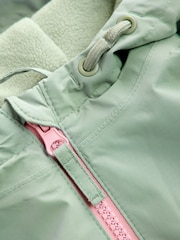Sage Green Waterproof Printed Puddlesuit (3mths-7yrs) - Image 1 of 6