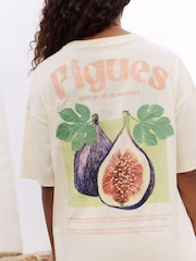Amarillo - Camiseta de playa con estampado gráfico - Imagen 6 de 10
