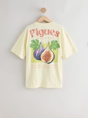 Amarillo - Camiseta de playa con estampado gráfico - Imagen 8 de 10