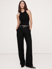 Banana Republic Black Refined Open-Racerback Tank - Image 1 of 1