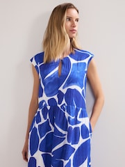 Phase Eight Blue Talah Midaxi Dress - Image 4 of 8