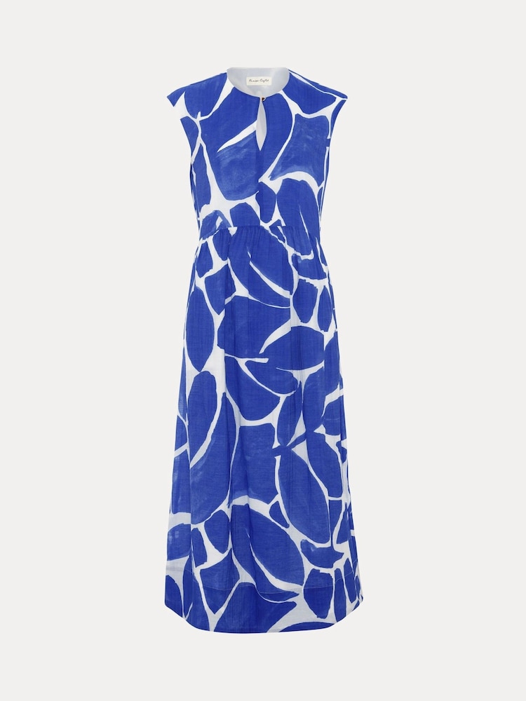 Phase Eight Blue Talah Midaxi Dress - Image 8 of 8