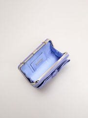 Phase Eight Blue Satin Knot Clutch bag - Image 4 of 7