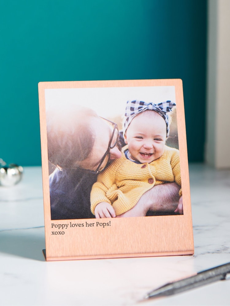 Personalised Metal Photo Print by Oakdene - Image 1 of 2