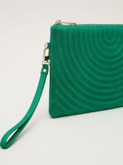 Phase Eight Green Stitch Front Clutch - Image 3 of 7