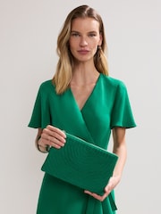 Phase Eight Green Stitch Front Clutch - Image 5 of 7