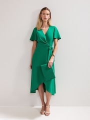 Phase Eight Green Stitch Front Clutch - Image 7 of 7