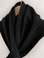 Black Felt Triangle Scarf - Image 2 of 3