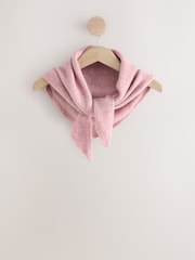 Pink Knitted Triangle Scarf - Image 7 of 9