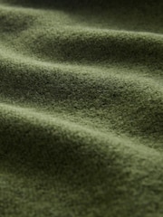 Green Knitted Triangle Scarf - Image 9 of 9
