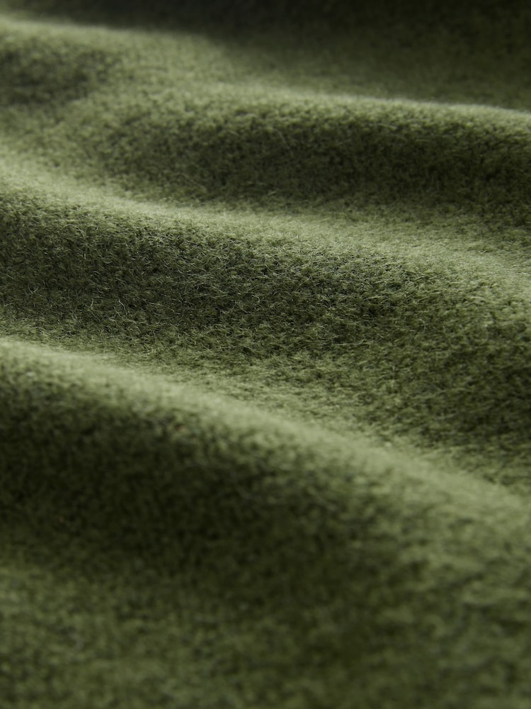 Green Knitted Triangle Scarf - Image 9 of 9