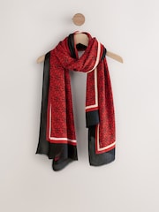 Red/Black Swirl Lightweight Scarf - Image 1 of 3