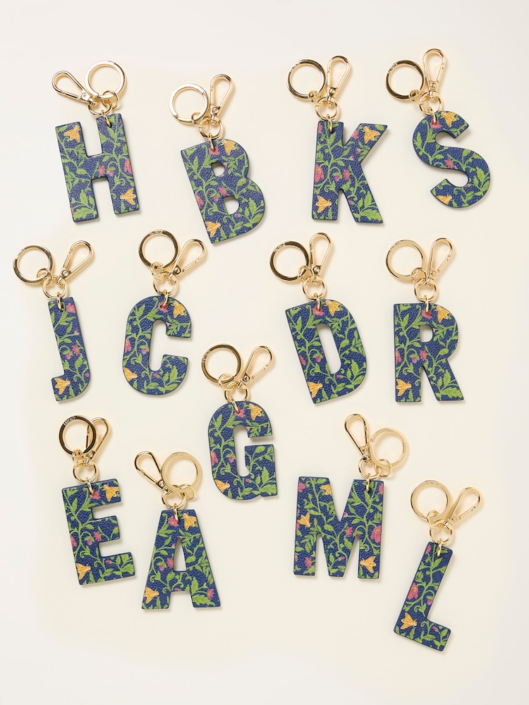 FatFace Navy Floral Alphabet Charm - Image 1 of 2