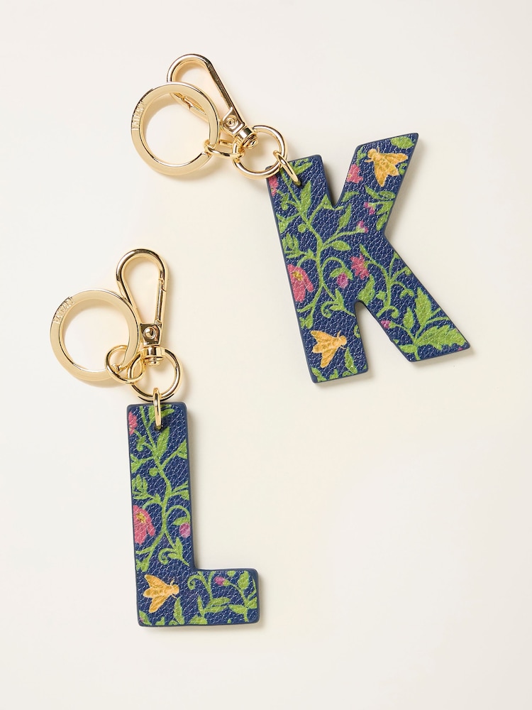 FatFace Navy Floral Alphabet Charm - Image 2 of 2