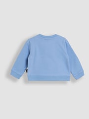 JoJo Maman Bébé Blue 2-Piece Sweatshirt & Joggers Set - Image 3 of 6