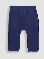 JoJo Maman Bébé Blue 2-Piece Sweatshirt & Joggers Set - Image 4 of 6