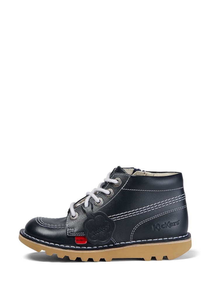 Kickers Blue Kick Hi Zip Boots - Image 1 of 6