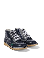 Kickers Blue Kick Hi Zip Boots - Image 3 of 6