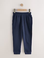 Navy Slim Fit Basic Joggers 5 Pack (3-16yrs) - Image 6 of 9