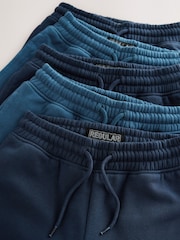 Navy Regular Fit Basic Joggers 5 Pack (3-16yrs) - Image 9 of 9