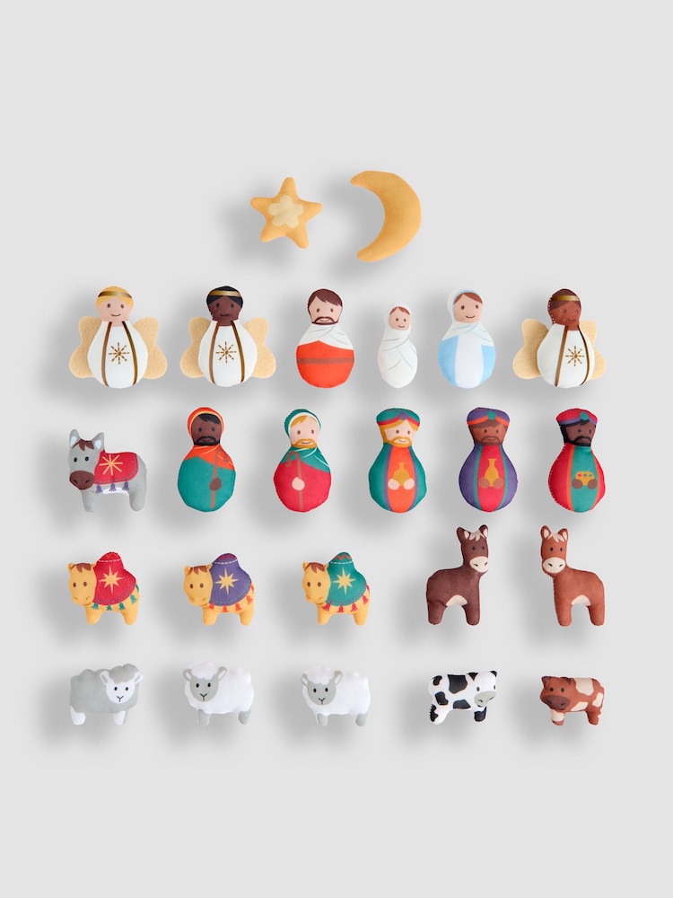 JoJo Maman Bébé Hanging Advent Calendar - Image 6 of 6 JoJo Maman Bébé Hanging Advent Calendar - Image 6 of 6