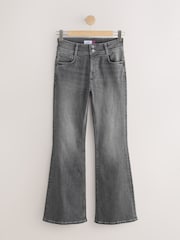 Grey High Rise Stretch Flare Jeans - Image 1 of 4