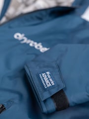 dryrobe Aqua Blue Advance Adult Long Sleeve Changing Robe - Image 5 of 5