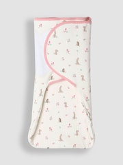 JoJo Maman Bébé Woodland Floral Swaddle with Zip - Image 2 of 4