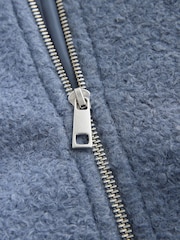 Blue Coatigan Bomber Jacket - Image 7 of 8