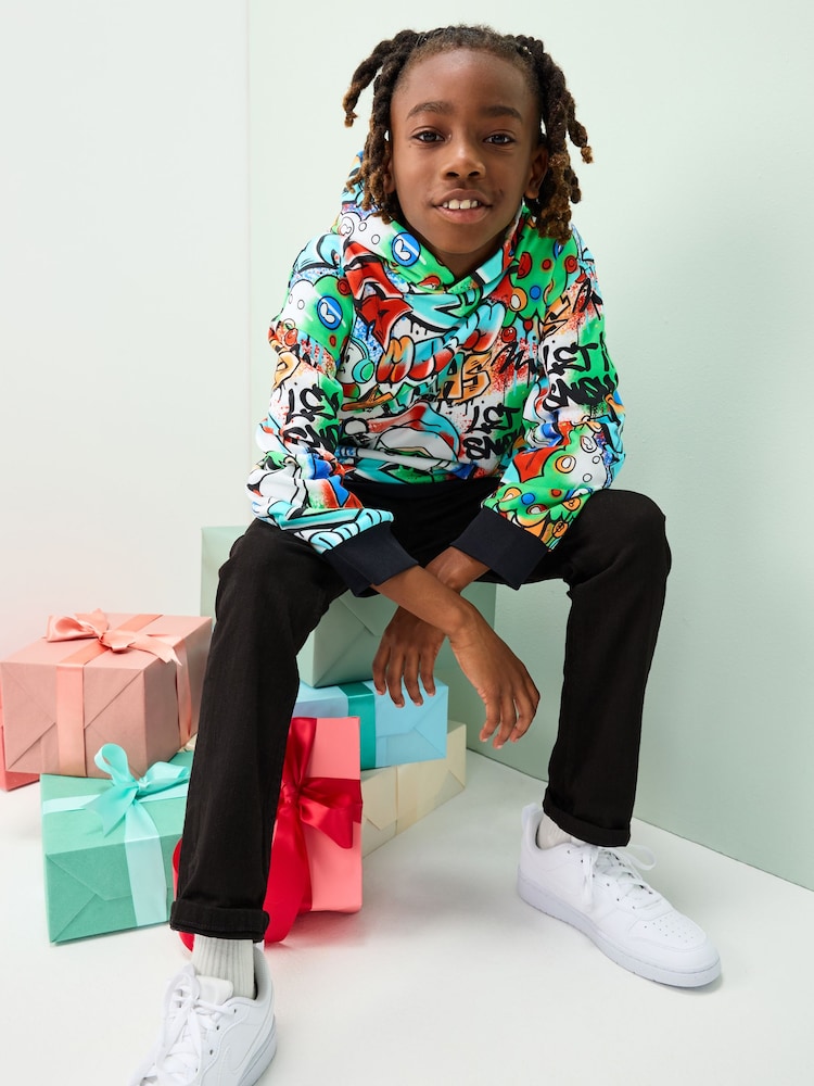Multi Christmas Hoodie (3-16yrs) - Image 2 of 7