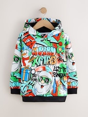 Multi Christmas Hoodie (3-16yrs) - Image 4 of 7