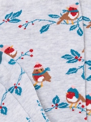 FatFace Grey Robin Socks - Image 2 of 2