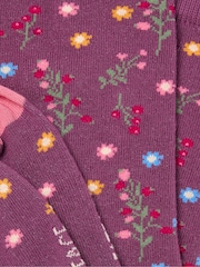 FatFace Purple Winter Floral Socks - Image 2 of 2