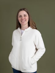 Trespass Cream Backstay Female Fleece Jacket - Image 1 of 6