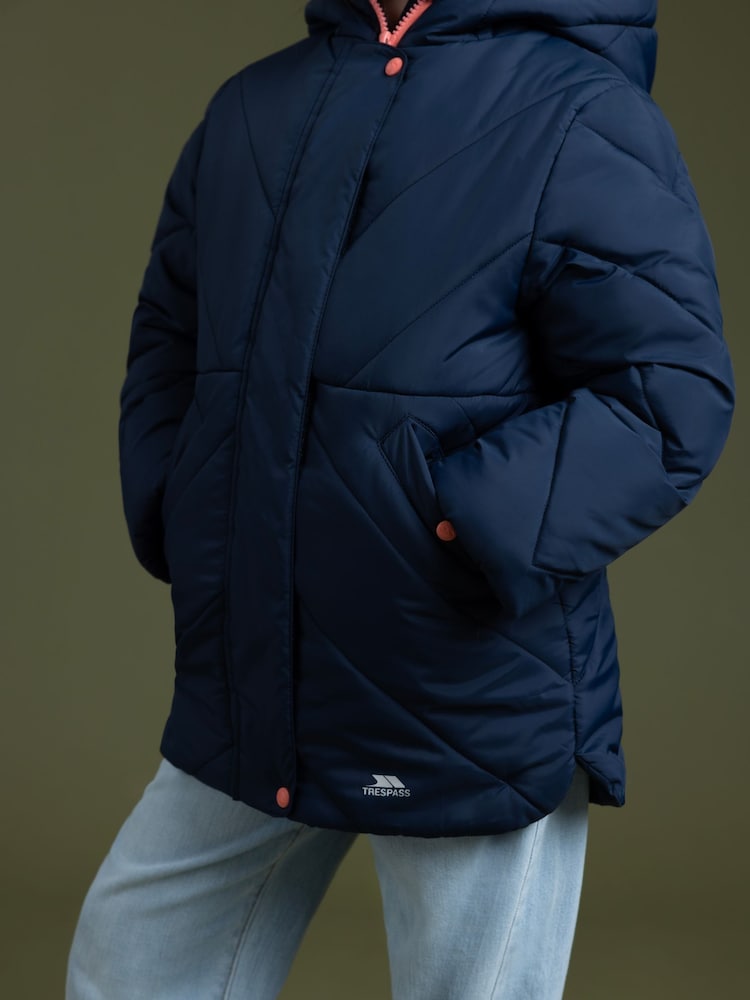 Trespass Female Blue Buntee Casual Jacket - Image 4 of 4