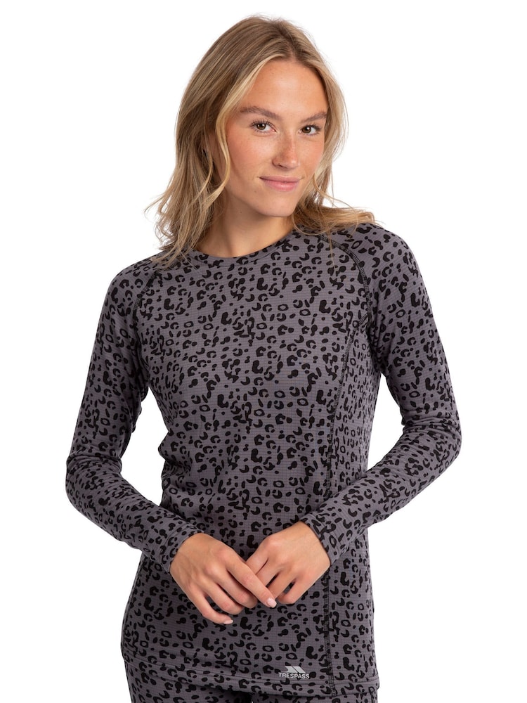 Trespass Female Grey Elianne Base Layer Top - Bild 1 von 4