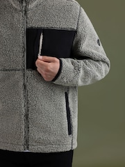 Trespass Maclarenton Male Fleece Brown Jacket At400 - Imagen 3 de 4