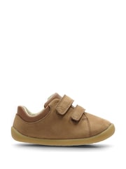 Clarks Brown Leather Roamer Craft T Shoes - Image 1 of 7