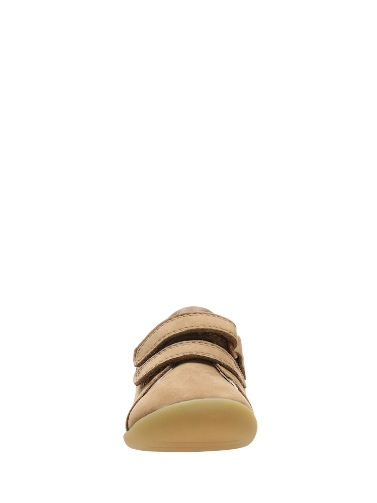 Clarks Brown Toddler Leather Roamer Craft Shoes - Image 4 of 7