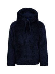 Azul - Trespass Unisex Temoni Fleece Overhead Hoodie - Imagen 1 de 4