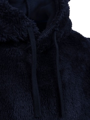 Azul - Trespass Unisex Temoni Fleece Overhead Hoodie - Imagen 3 de 4
