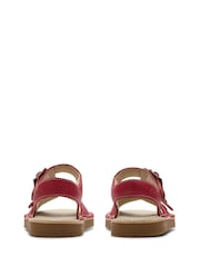 Clarks Red Leather PlaysunReef K. Sandals - Image 6 of 7