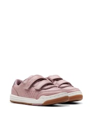 Clarks Pink Narrow Fit  (E) Urban Solo T. Trainers - Image 3 of 7